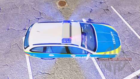 BMW 520d Touring (F11) Police для Farming Simulator 2017