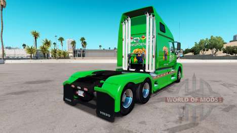 Скин Boyd Transportation на тягач Volvo VNL 670 для American Truck Simulator