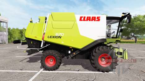 CLAAS Lexion 670 v0.9 для Farming Simulator 2017