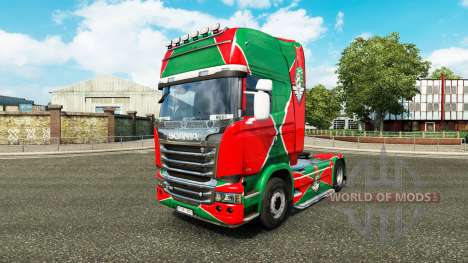 Скин Локомотив v2.0 на тягач Scania для Euro Truck Simulator 2