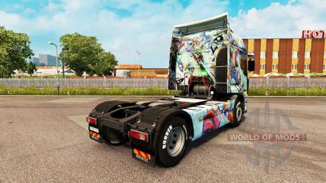 Скин One Piece на тягач Renault для Euro Truck Simulator 2