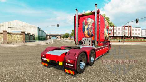 Скин Beau на тягач Scania T для Euro Truck Simulator 2