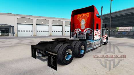 Скин Inferno на тягач Kenworth W900 для American Truck Simulator