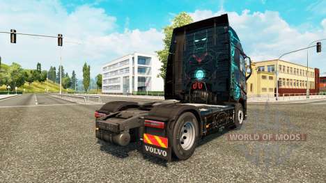 Скин Hi-Tech на тягач Volvo для Euro Truck Simulator 2