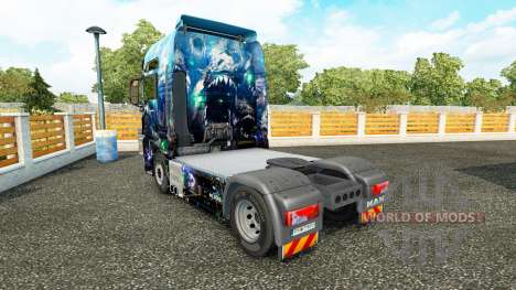 Скин Deep Abyss на тягач MAN для Euro Truck Simulator 2