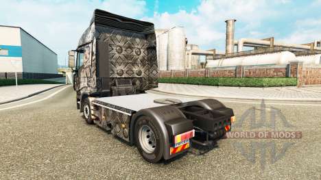 Скин Skeleton Warrior на тягач Iveco для Euro Truck Simulator 2