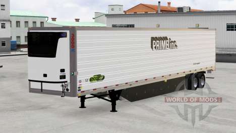 Рефрижераторный полуприцеп Prime Inc. для American Truck Simulator