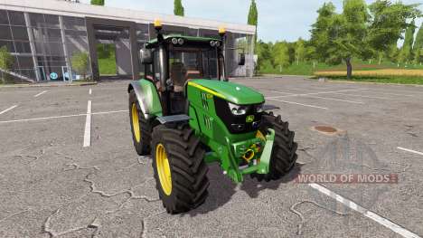 John Deere 6135M v1.0.5 для Farming Simulator 2017