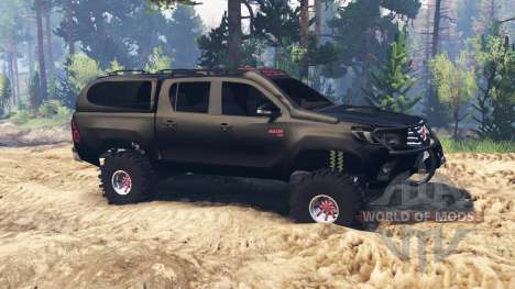 Toyota Hilux Double Cab 2016 v2.0 для Spin Tires