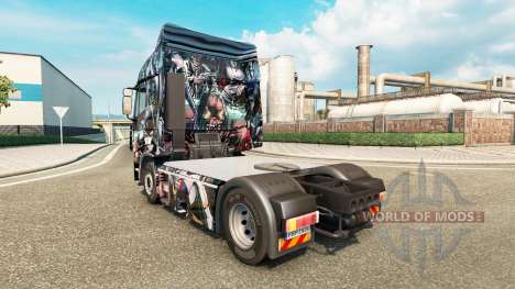 Скин DC Villains на тягач Iveco для Euro Truck Simulator 2