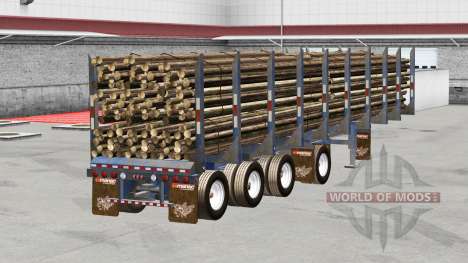 Полуприцеп-лесовоз Manac для American Truck Simulator