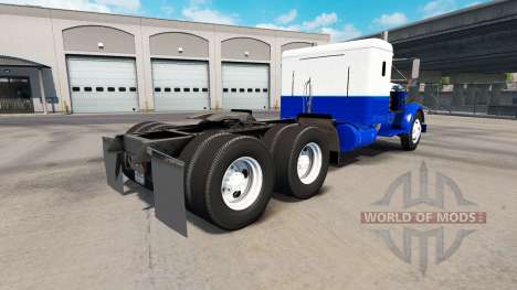 Скин Blue & White на тягач Kenworth 521 для American Truck Simulator
