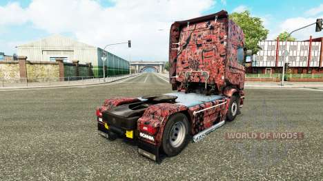 Скин Alien Mask C на тягач Scania для Euro Truck Simulator 2