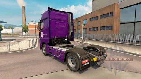 Скин Windows 10 на тягач Mercedes-Benz для Euro Truck Simulator 2