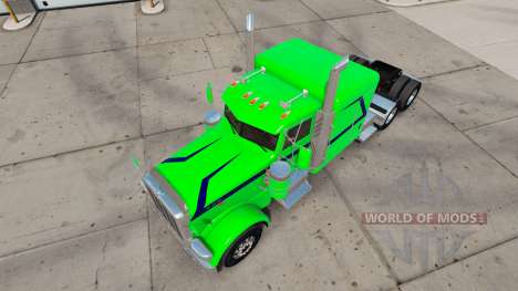 Скин Emerald Dream на тягач Peterbilt 389 для American Truck Simulator