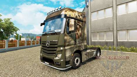 Скин Crusade на тягач Mercedes-Benz для Euro Truck Simulator 2