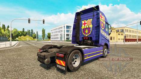 Скин Barcelona на тягач Volvo для Euro Truck Simulator 2