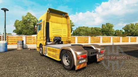 Скин Dirt на тягач MAN для Euro Truck Simulator 2