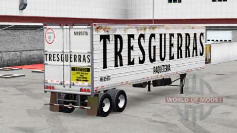 Скин Tres Guerras на полуприцеп для American Truck Simulator