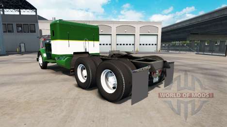 Скин Green & White на тягач Kenworth 521 для American Truck Simulator