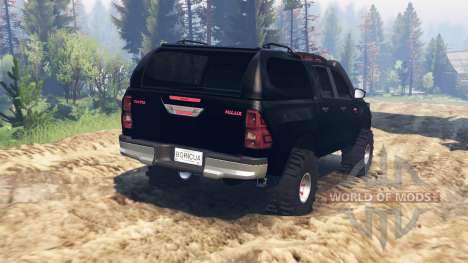 Toyota Hilux Double Cab 2016 v2.0 для Spin Tires