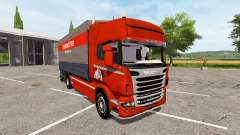 Scania R730 side tarpaulin для Farming Simulator 2017