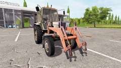 МТЗ-82 Беларус погрузчик для Farming Simulator 2017