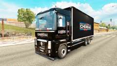 Скин Chereau на тягач Renault Magnum tandem для Euro Truck Simulator 2