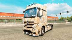 Скин Rusty на тягач Mercedes-Benz для Euro Truck Simulator 2