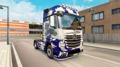 Скин Biomechaniks на тягач Mercedes-Benz для Euro Truck Simulator 2