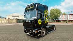 Скин Borussia Dortmund на тягач Scania для Euro Truck Simulator 2
