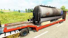 Полуприцепы с железнодорными составами v1.6 для Euro Truck Simulator 2