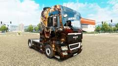 Скин Tiger на тягач MAN для Euro Truck Simulator 2