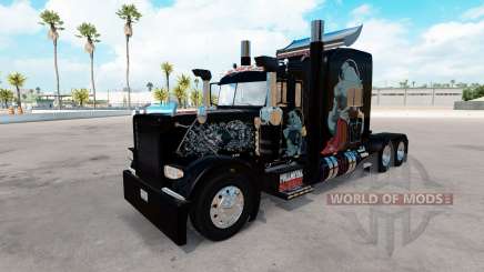 Скин Fullmetal Alchemist на тягач Peterbilt 389 для American Truck Simulator