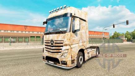 Скин Rusty на тягач Mercedes-Benz для Euro Truck Simulator 2