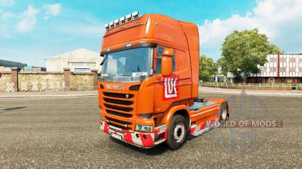 Скин Лукойл на тягач Scania для Euro Truck Simulator 2