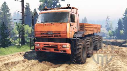 КамАЗ 6560 8x8 Север v2.0 для Spin Tires