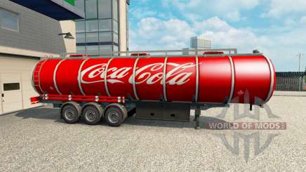Скин Coca-Cola на полуприцеп для Euro Truck Simulator 2