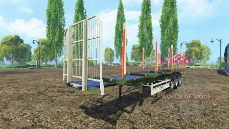 Лесовозный полуприцеп Fliegl для Farming Simulator 2015
