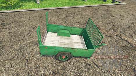 Одноосный прицеп для Farming Simulator 2015