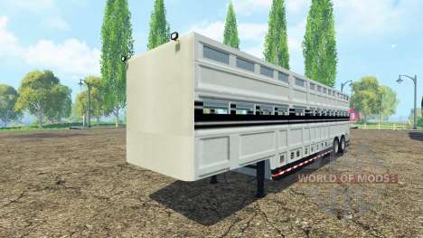 Полуприцеп для перевозки скота для Farming Simulator 2015