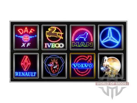 Логотипы компаний v1.2 для Euro Truck Simulator 2