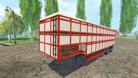 Полуприцеп-скотовоз для Farming Simulator 2015
