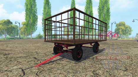 Тракторный сеновозный прицеп для Farming Simulator 2015