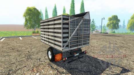 Одноосный самосвальный прицеп для Farming Simulator 2015
