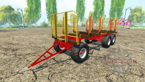 Лесовозный прицеп Fliegl v2.4 для Farming Simulator 2015