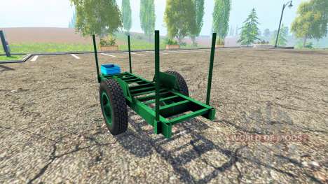 Деревенский лесовозный прицеп для Farming Simulator 2015