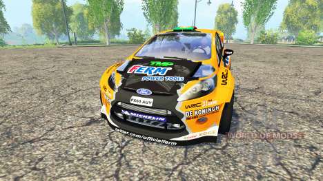 Ford Fiesta RS WRC для Farming Simulator 2015