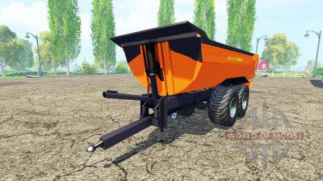 Tipper trailer orange для Farming Simulator 2015