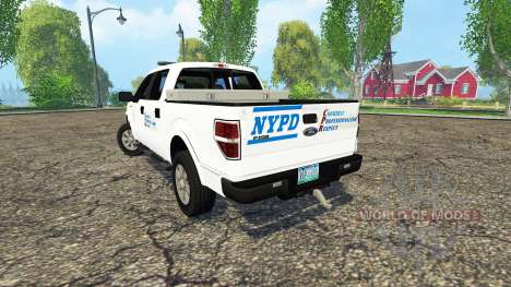Ford F-150 NYPD для Farming Simulator 2015
